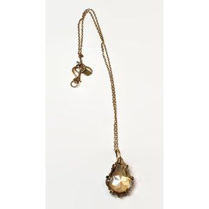 Rebecca Norman Champagned Colored Crystal Pendant… - image 1